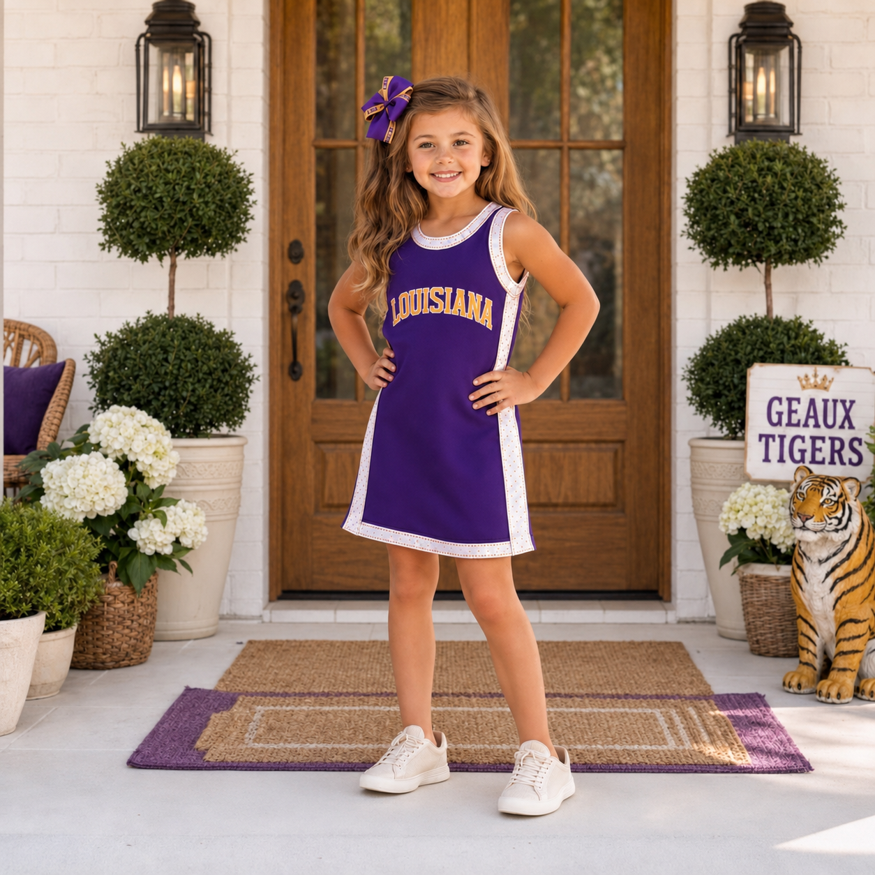 Girls LSU Tunic Set - PREORDER