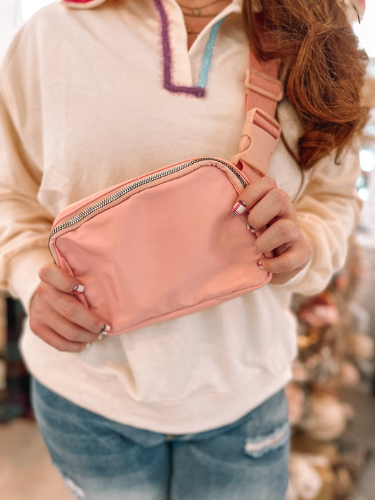 Isla Baby Pink Belt Bag