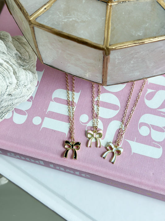 Bow Necklace