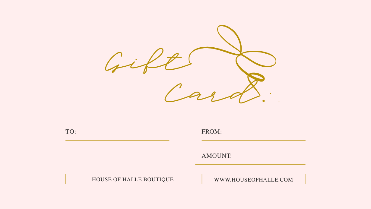 House Of Halle Boutique Gift Card