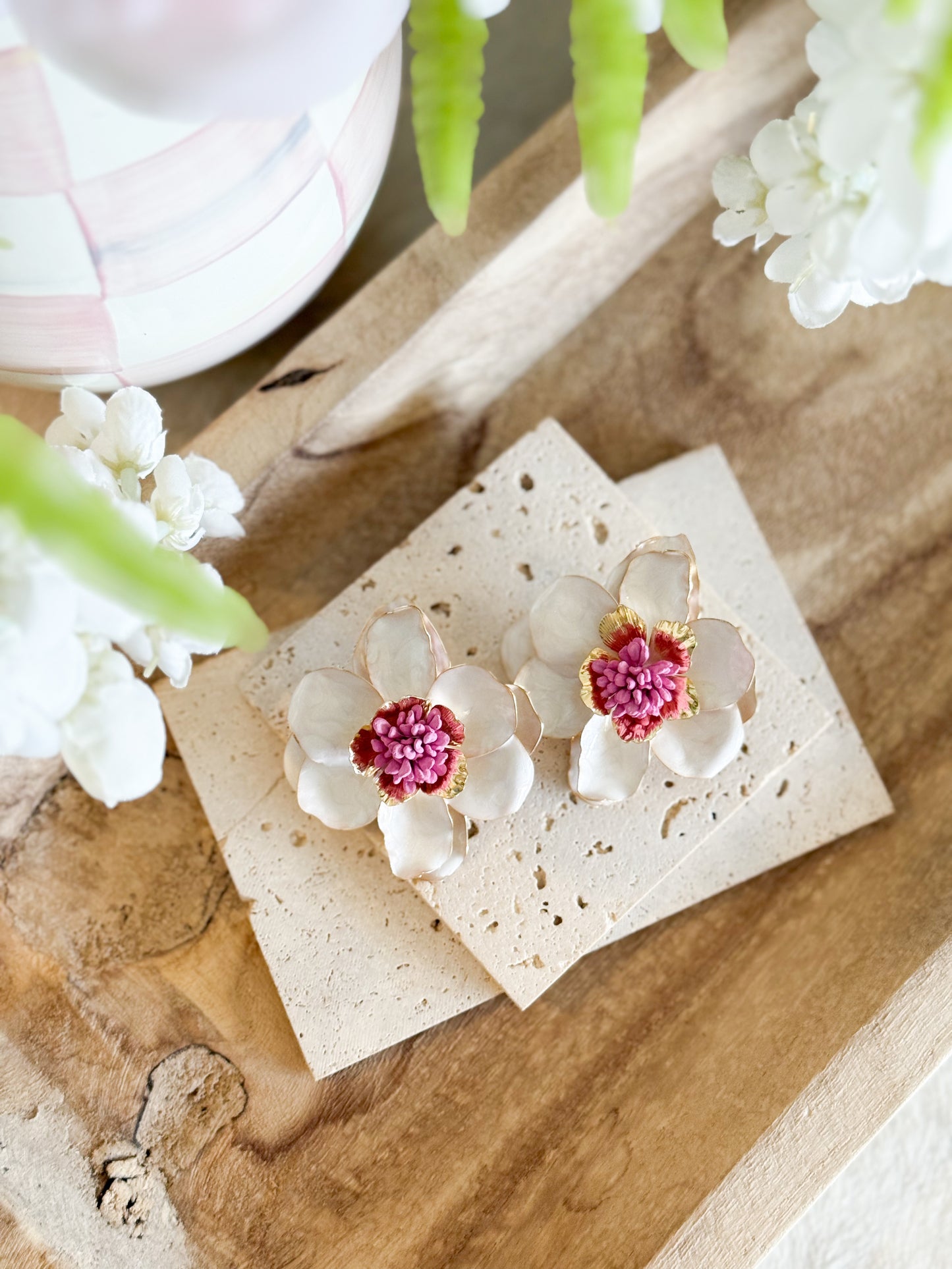 Oversized Flower Earrings - PREORDER