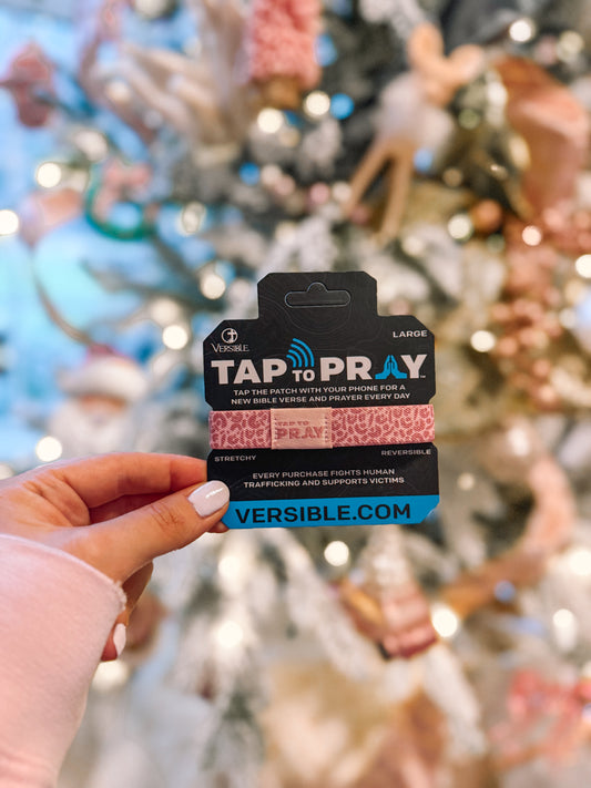 Tap To Pray™ Wristbands - Pink Leopard