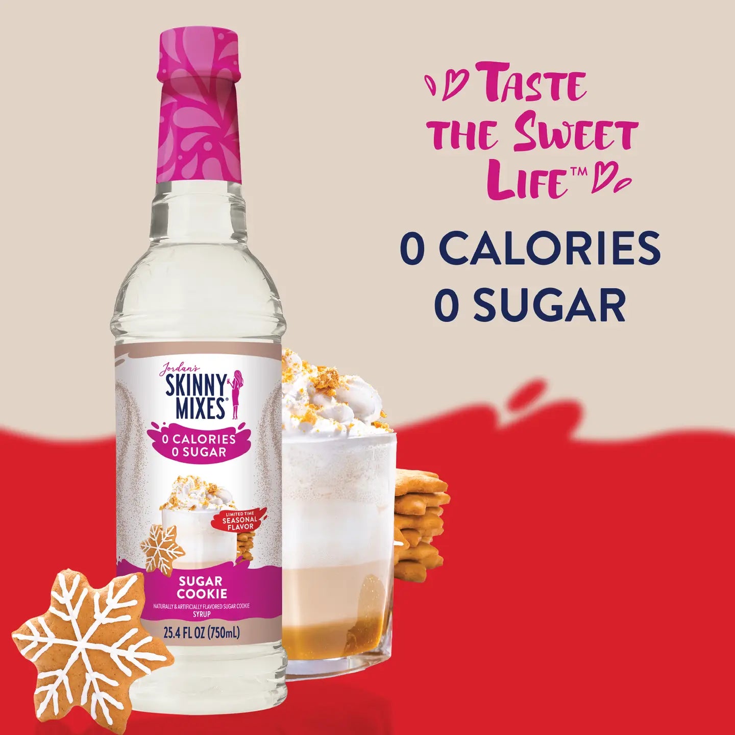 Jordan's Skinny Mix Sugar Free Sugar Cookie Syrup