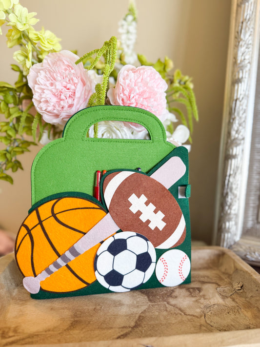 Mud Pie SPORTS ART FOLIO