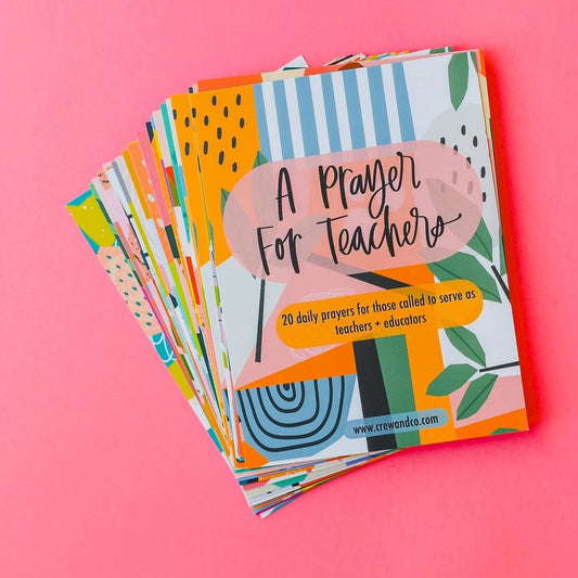 A Prayer For Teachers Cards - PREORDER