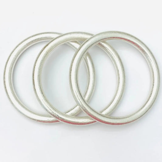 Silver Bangle Set