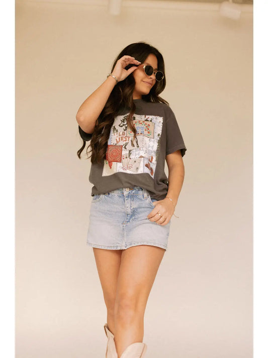 Patch Rodeo Western Graphic Tee