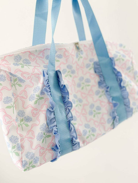 Kids Floral & Bow Duffle Bag