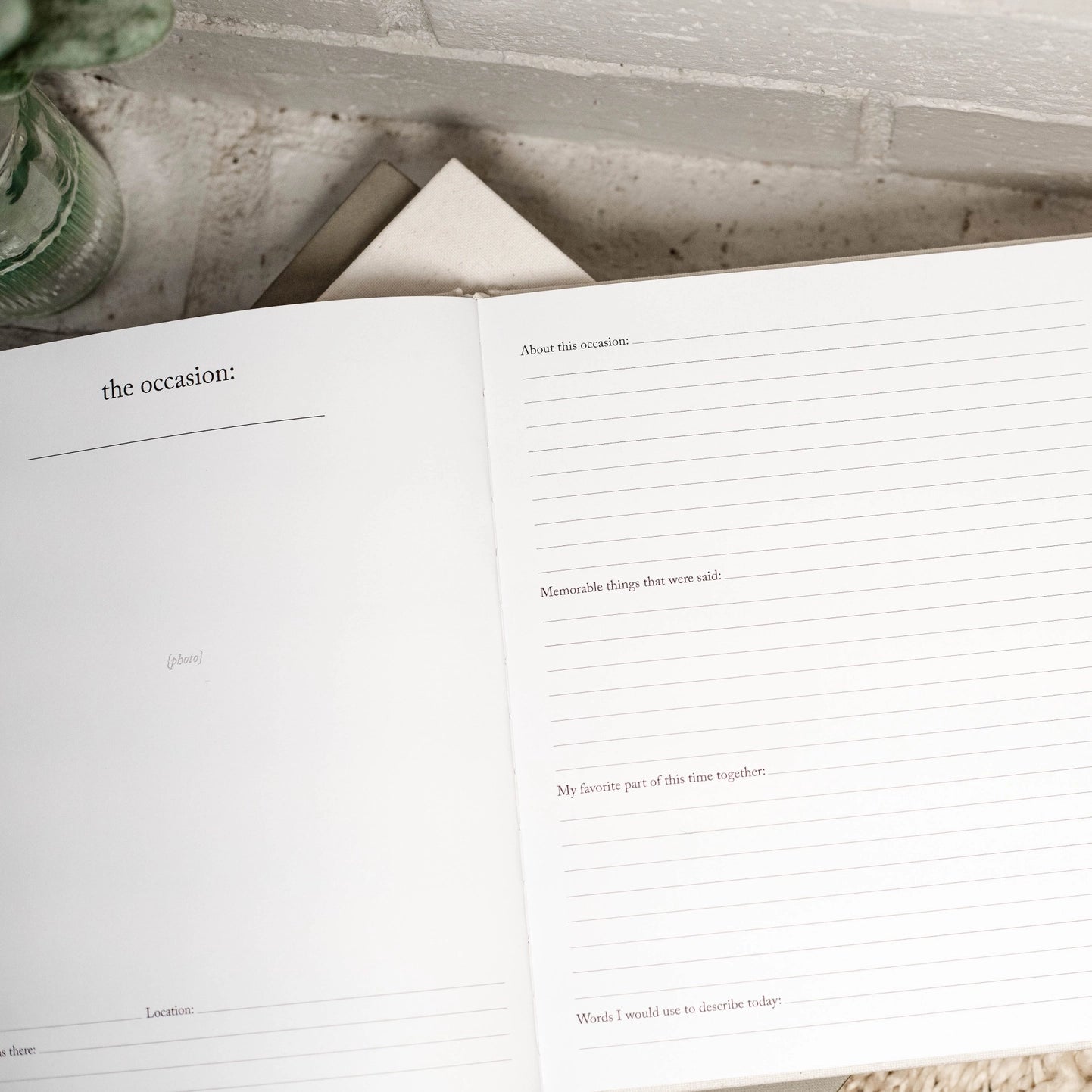 Grandparent Memory Book & Photo Album | Christmas Gift