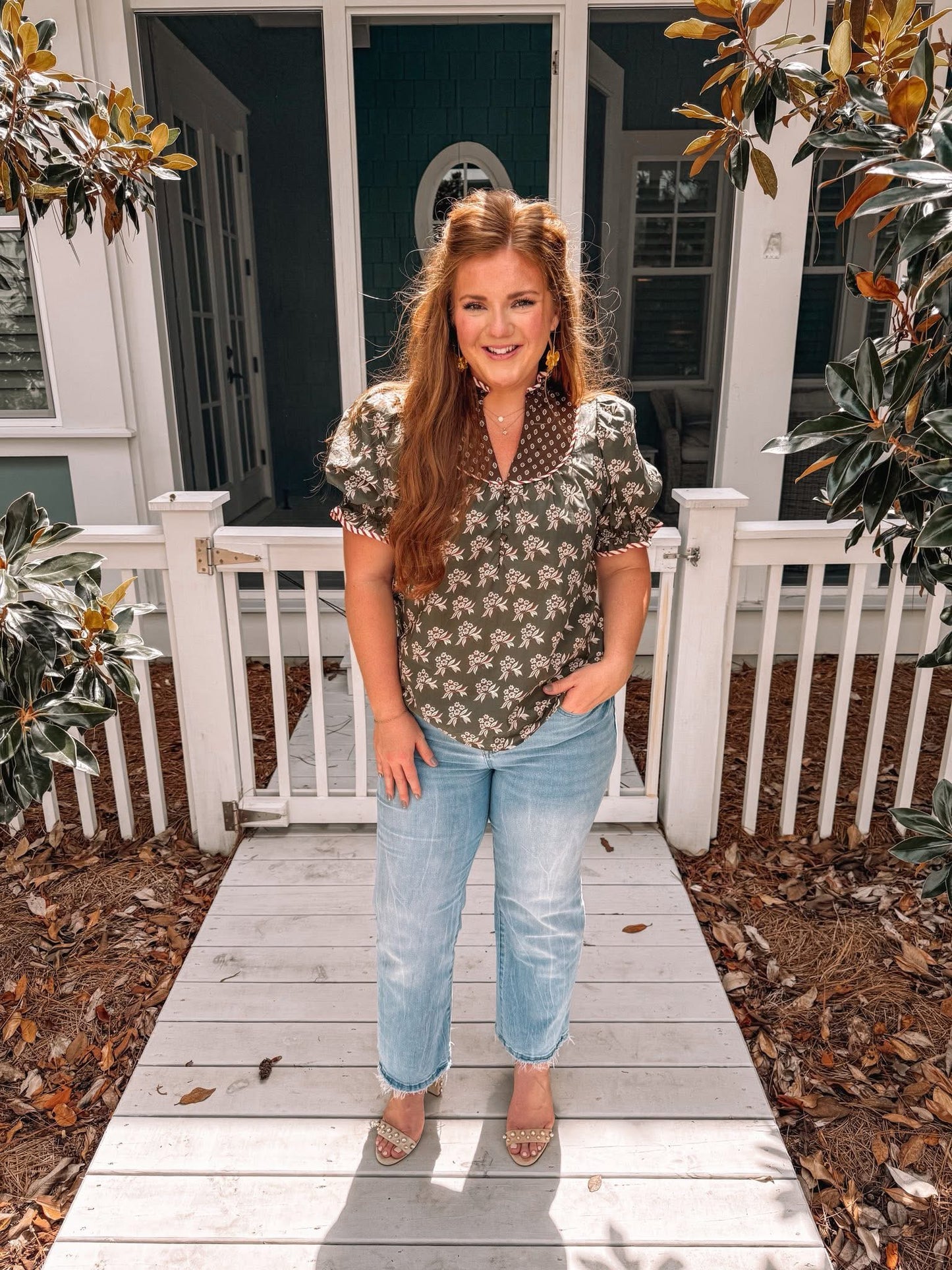 Olive Branch Top