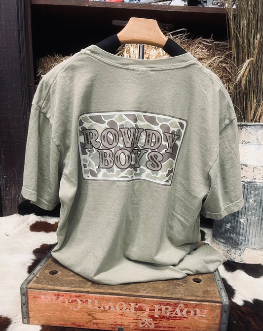 Rowdy Boy Logo Youth Tee