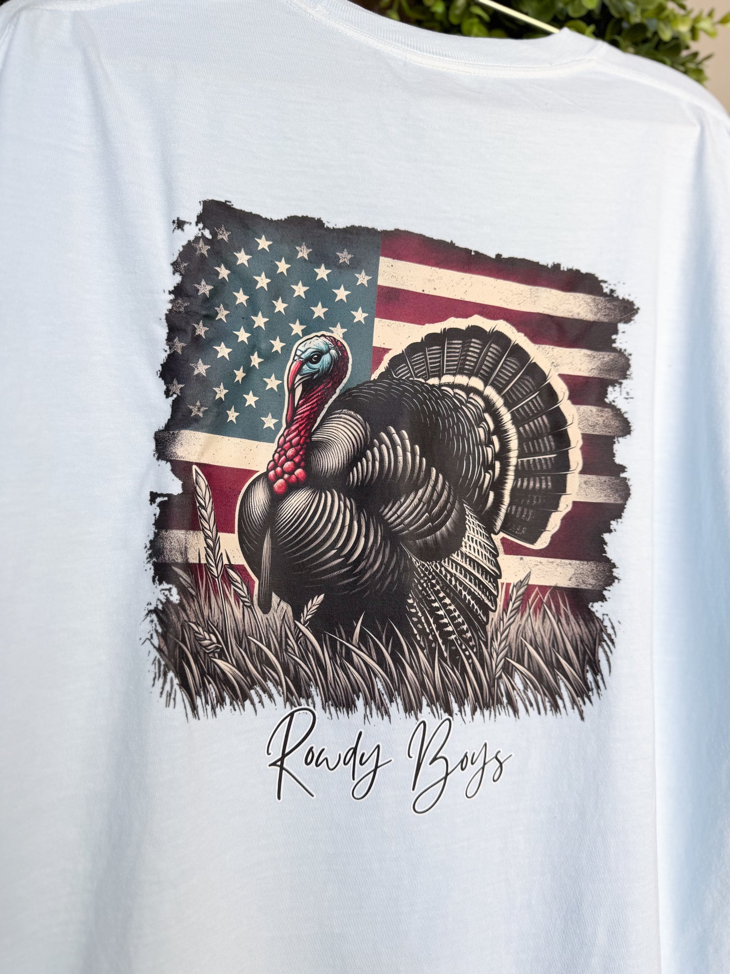 American Turkey Adult Tee - Blue