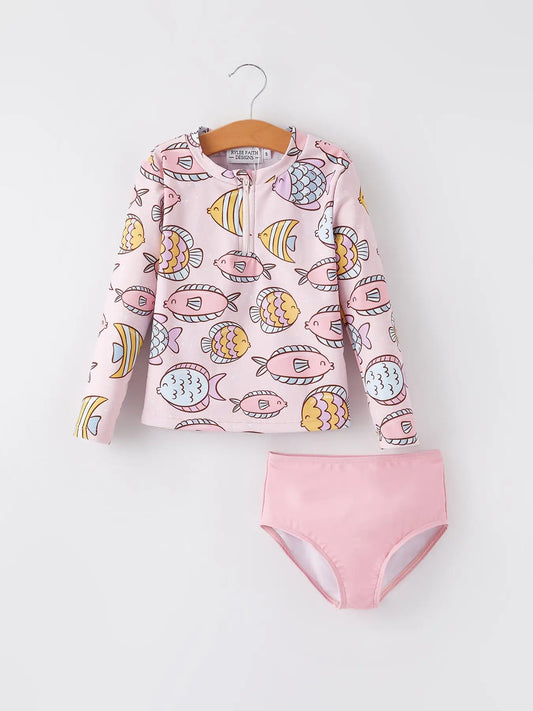 “Fish” Ocean Girls Swimsuit