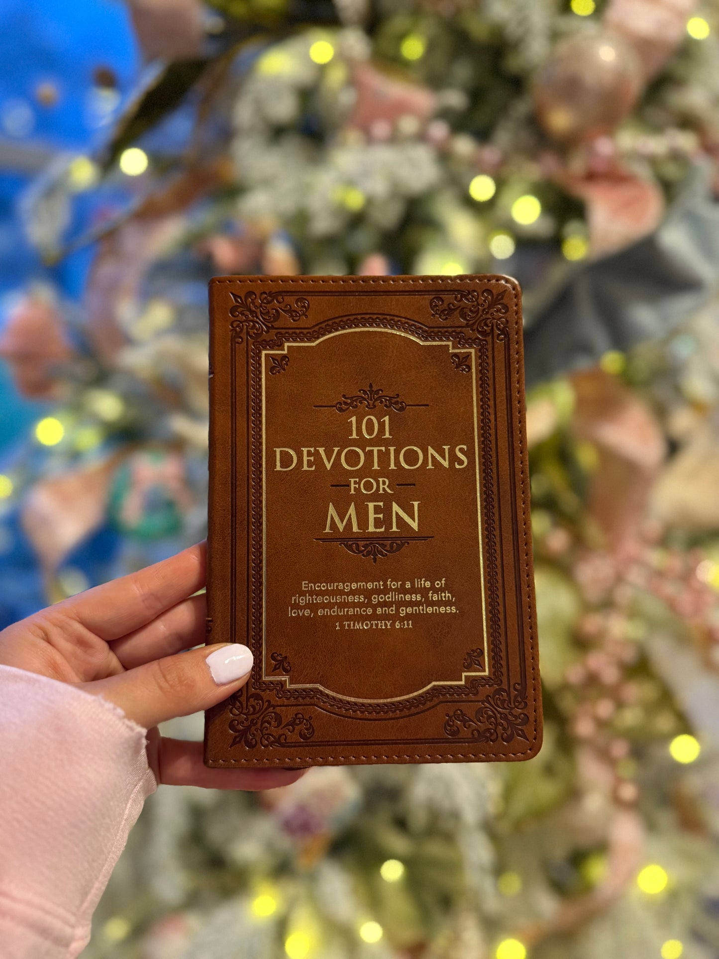 101 Devotions For Men Faux Leather