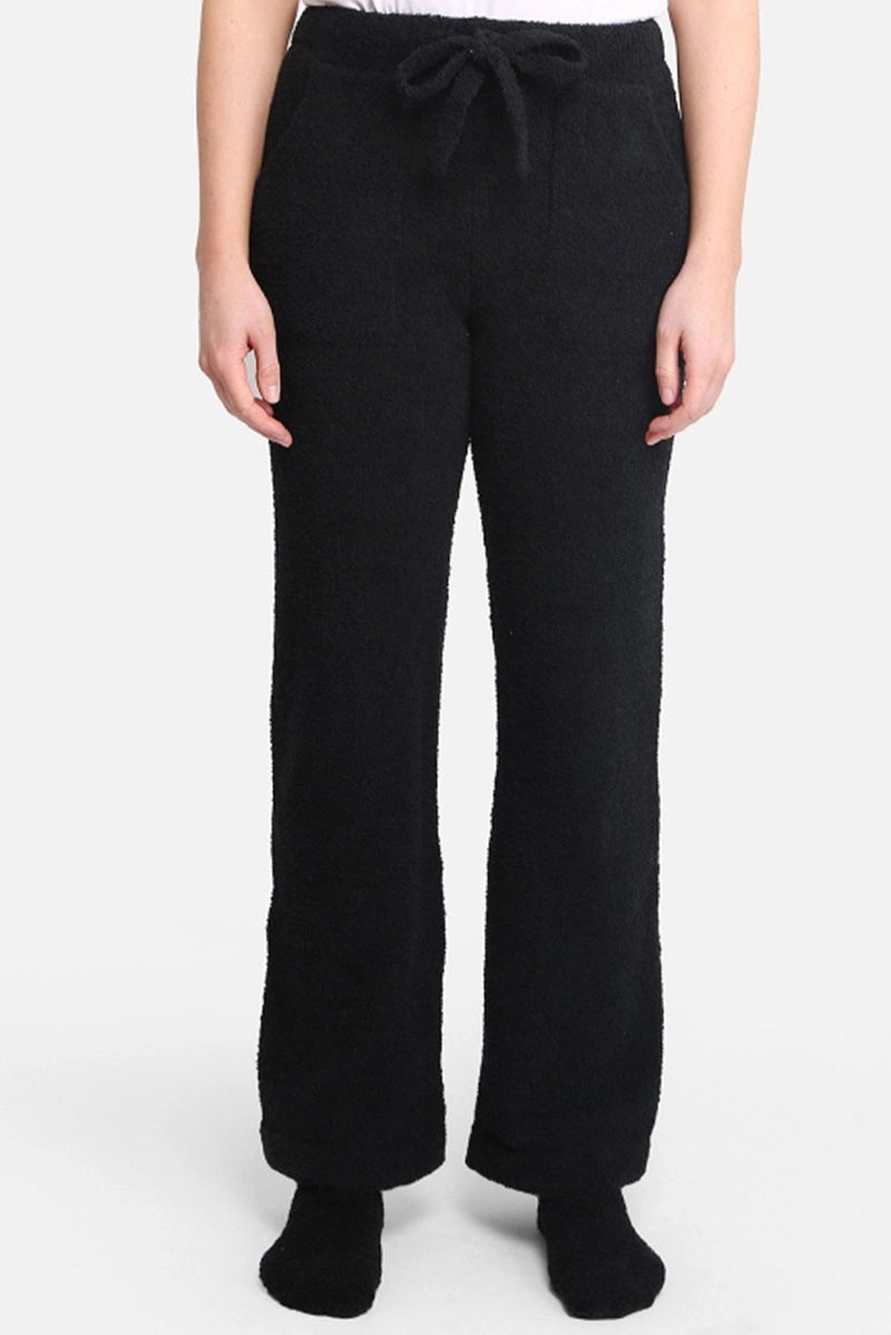 Winter Black Luxury Soft Lounge Pants - PREORDER
