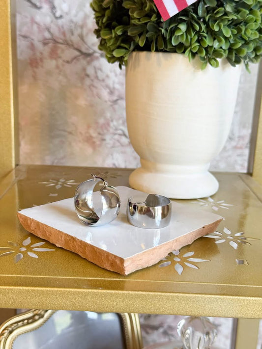Silver Avery Earrings - PREORDER