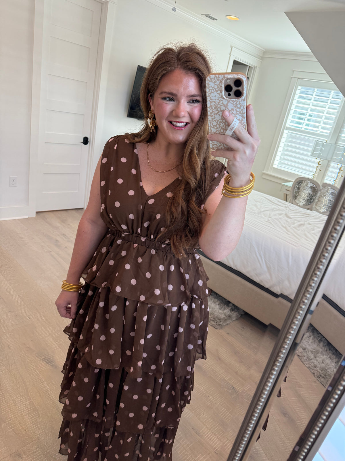 Polka Dot Princess Chiffon Dress
