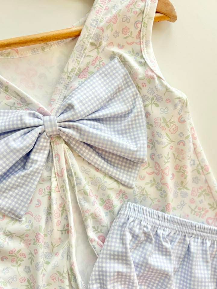 Delicate Floral Bummie Set - PREORDER