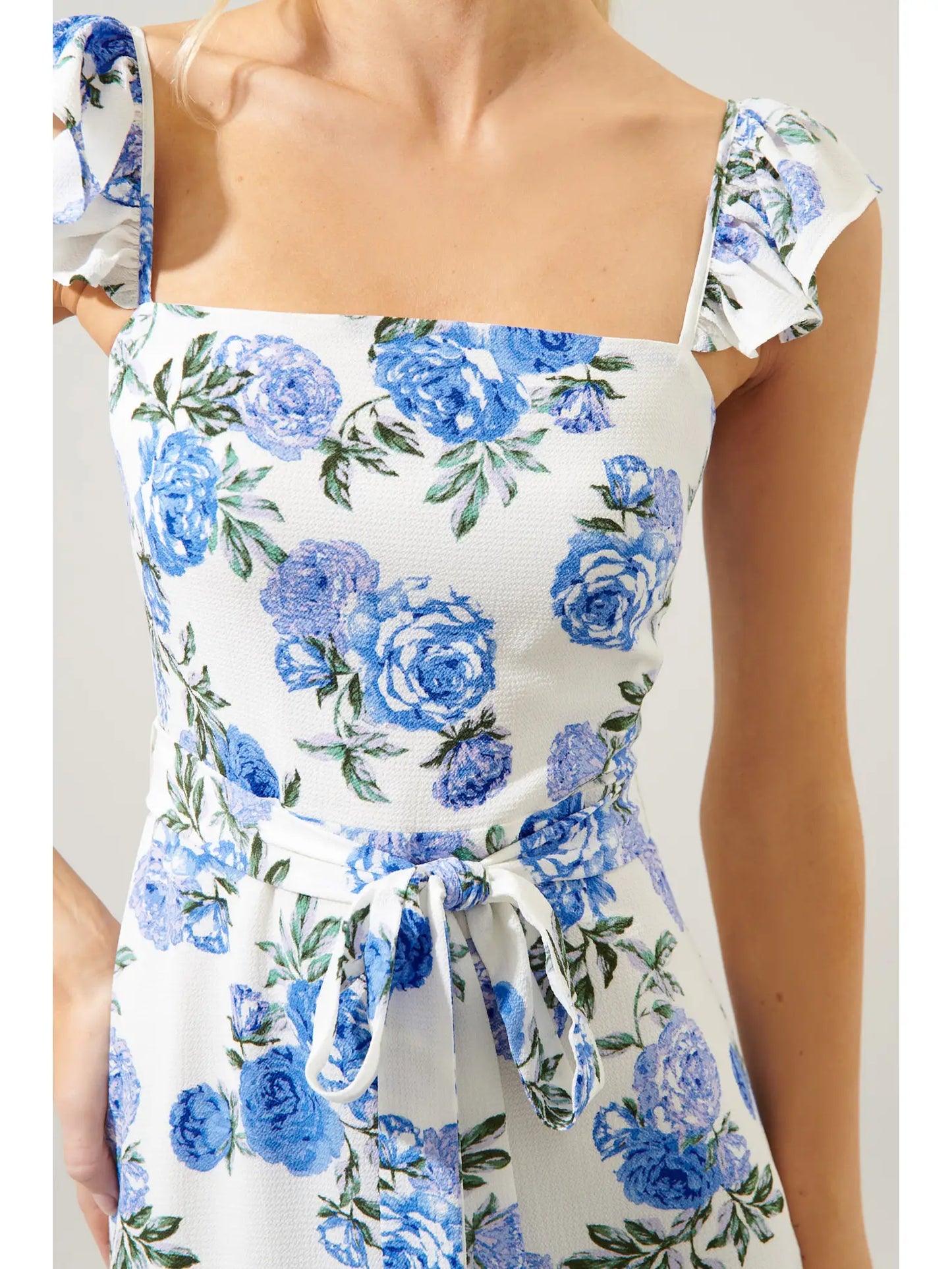 Inessa Floral Guayana Tiered Midi Dress