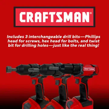 Red Toolbox -Craftsman Battery Operated Power Drill