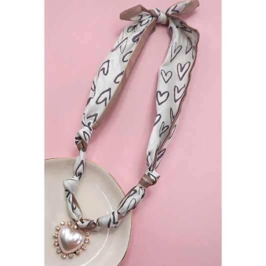 Handmade Scarf Charm Necklace