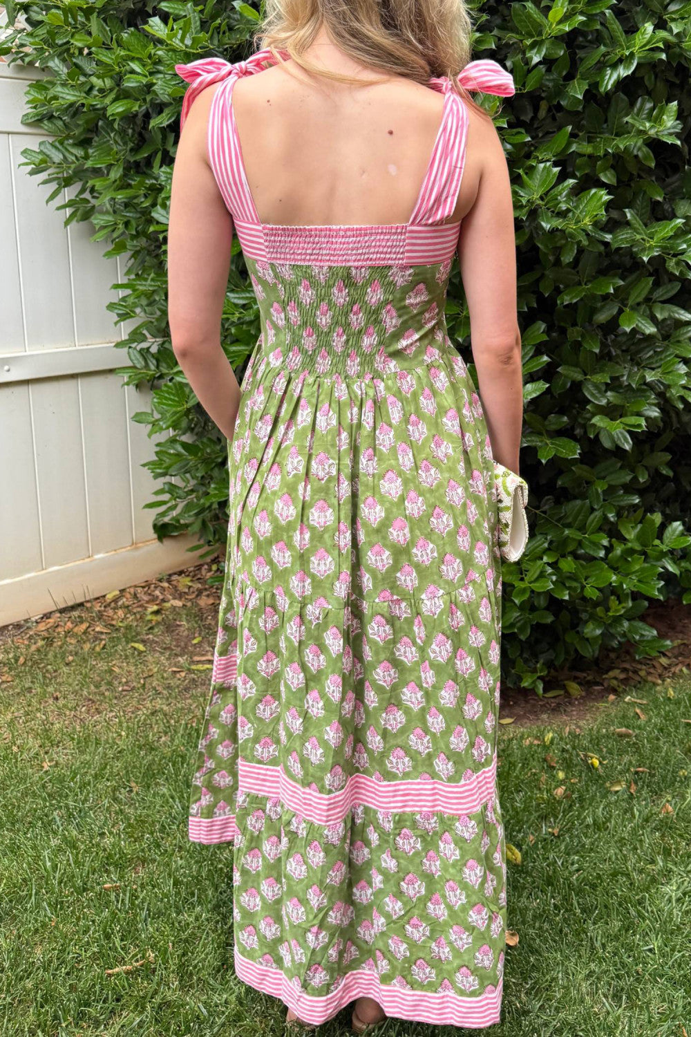 Green Floral Dress