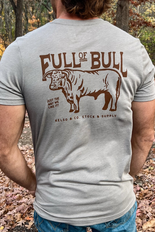 Full of Bull in Stone Gray (2 Sided) - PREORDER