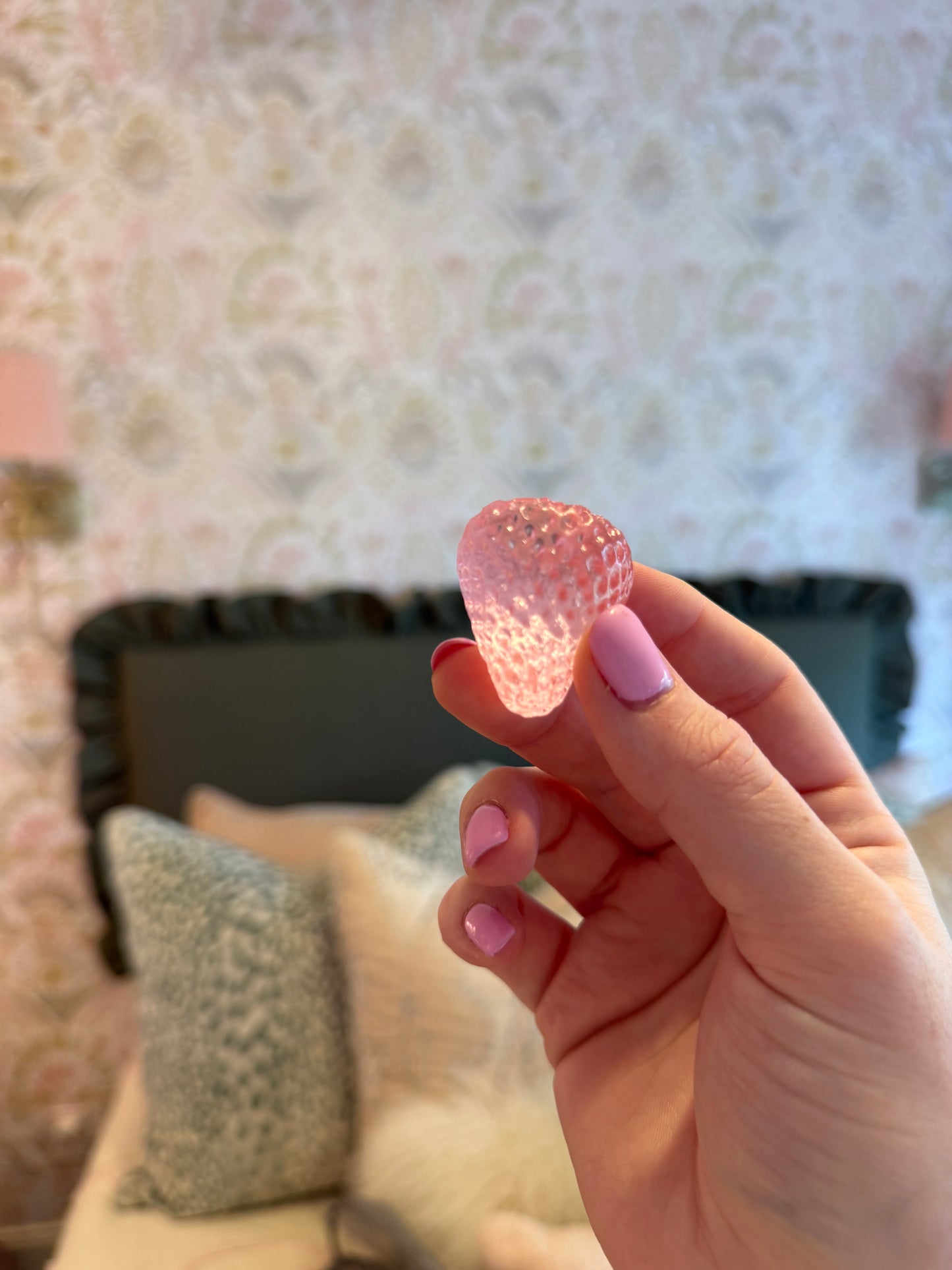 Small Strawberry Squishy Squeeze Toy