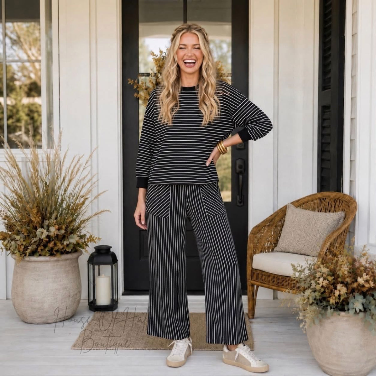 On The Go Black Stripe Set - PREORDER