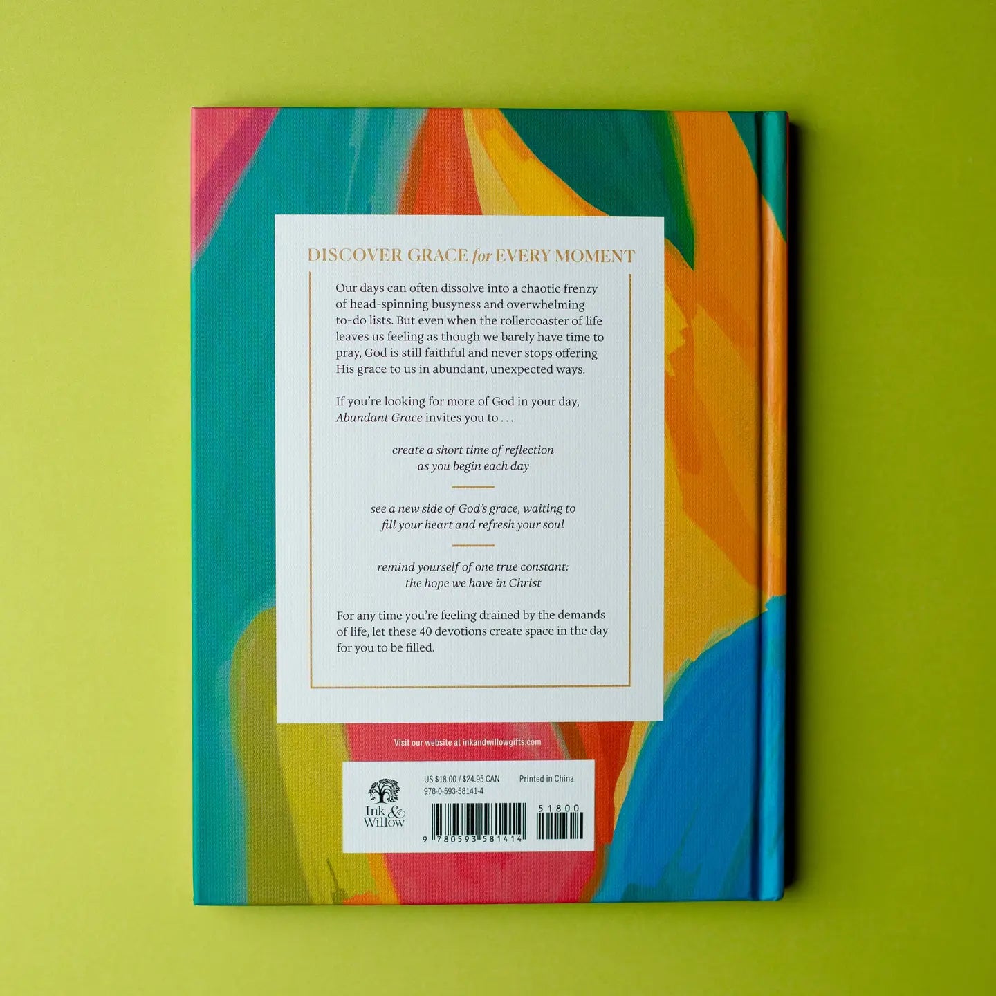 "Abundant Grace: 40 Days of Walking in the Goodness of God" Devotional Book