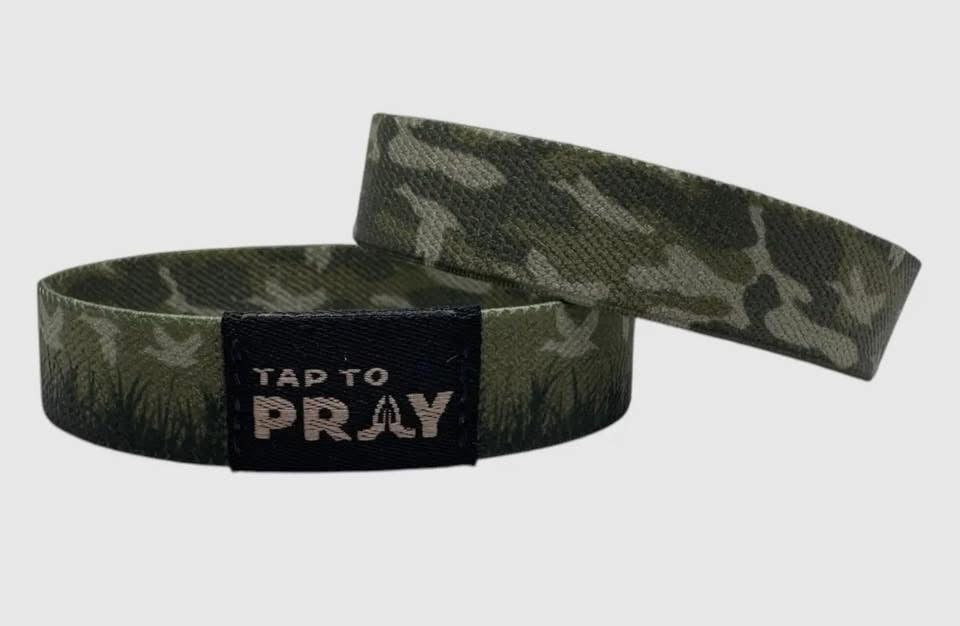 Tap To Pray™ Wristbands -Waterfowl Camo