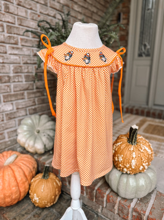 Girls Tennessee Vols Embroidered Dress