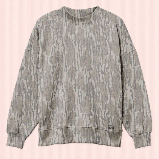 Mossy Oak Mock Neck Sweatshirt - PREORDER