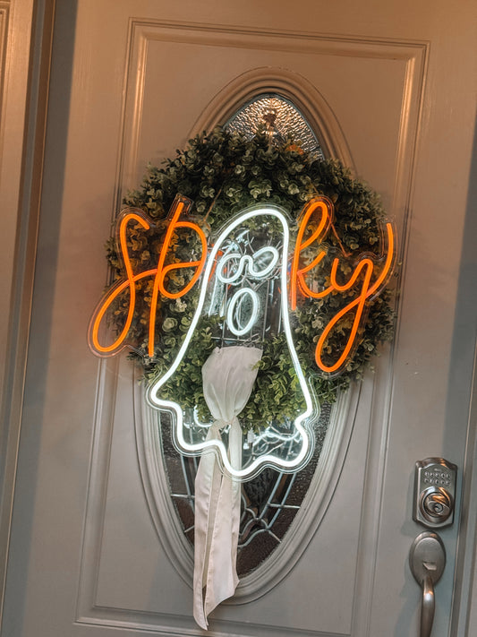 MUD PIE NEON GHOST DOOR HANGER
