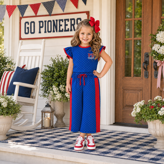 Girls Warren County Pioneers Two Piece Set - PREORDER