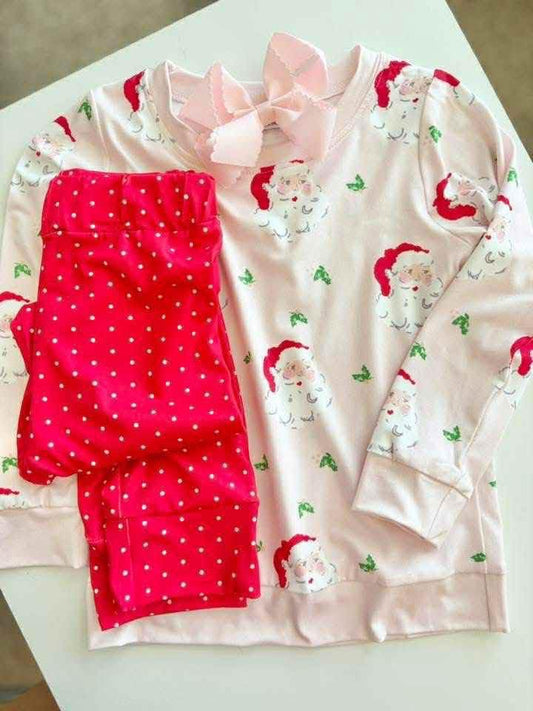 Girls Santa Jogger Set - PREORDER