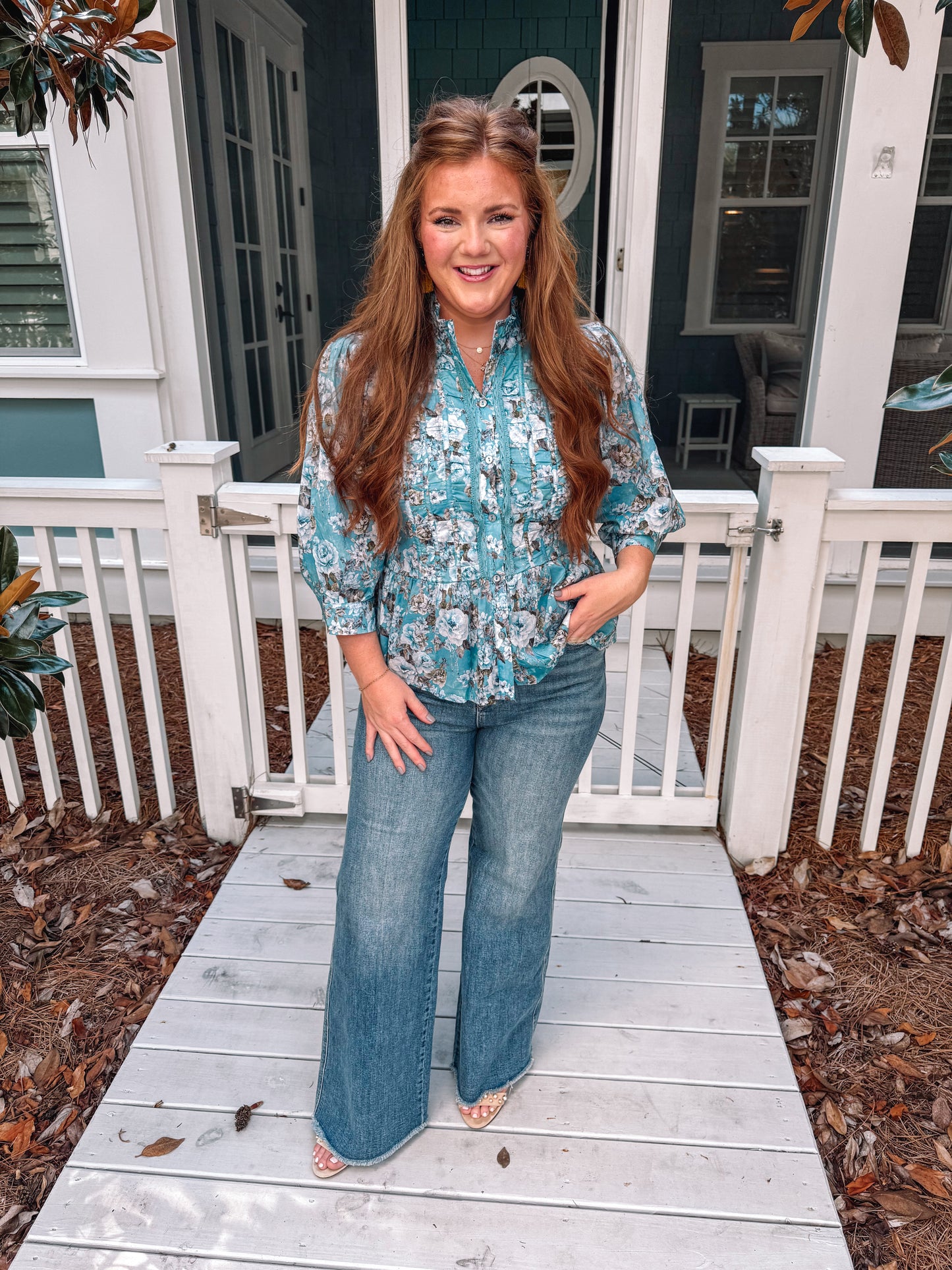 Sweetheart Manor Ruffle Blouse