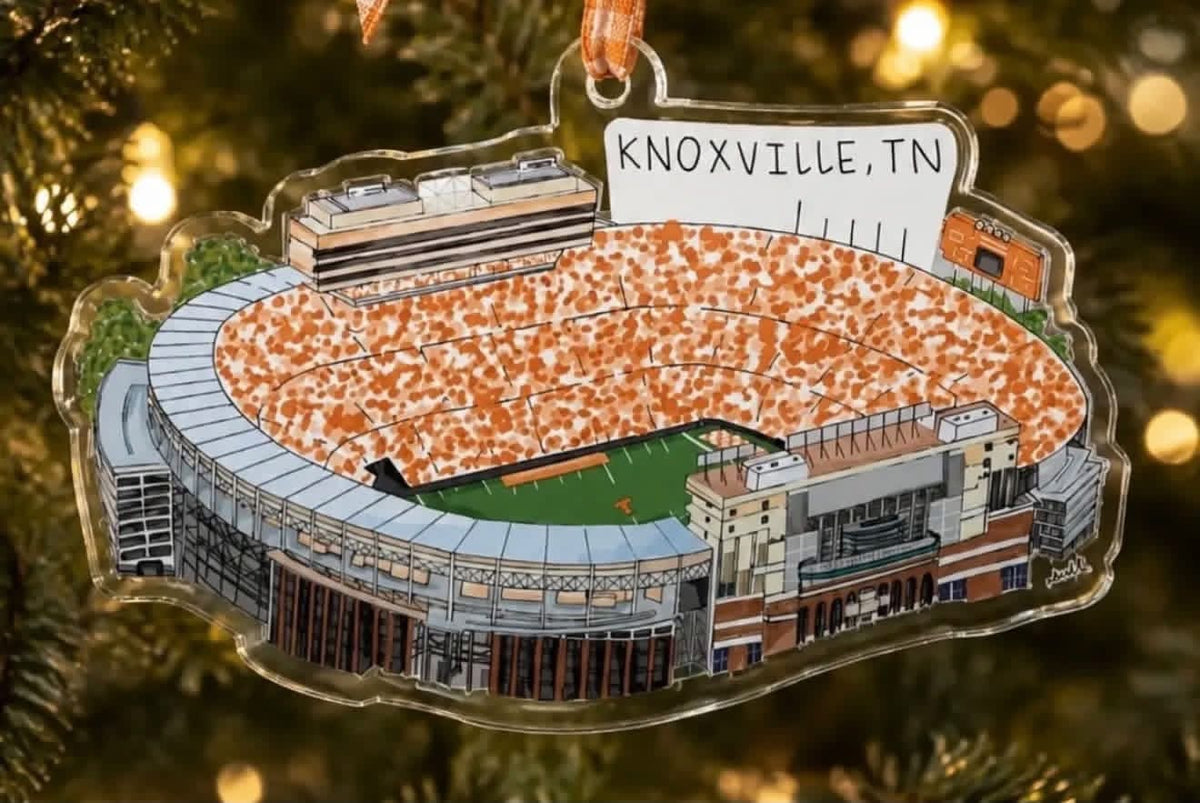 Tennessee Stadium Acrylic Ornament - Knoxville - PREORDER