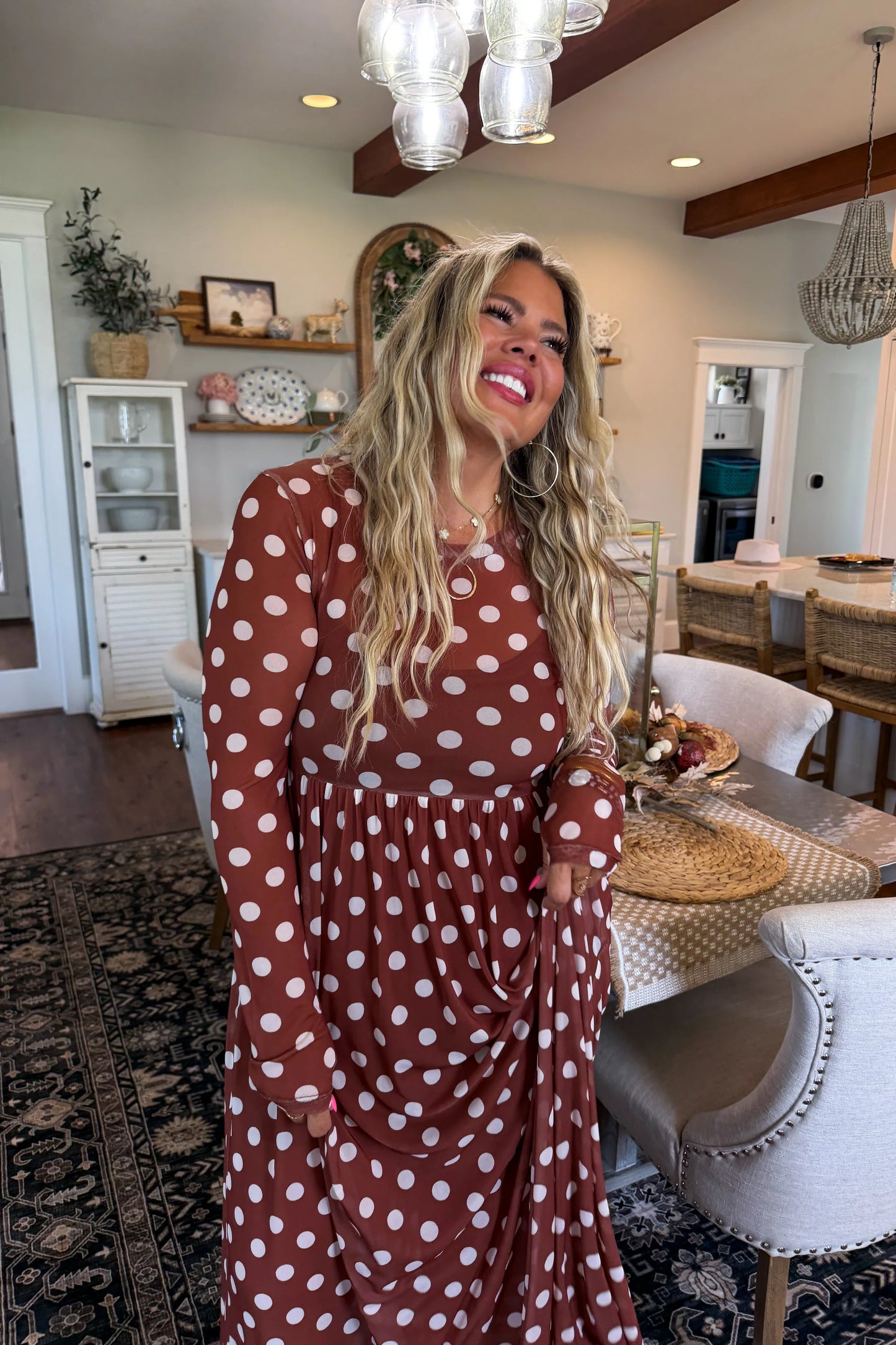 THE COUNTRYSIDE MESH DRESS - PREORDER