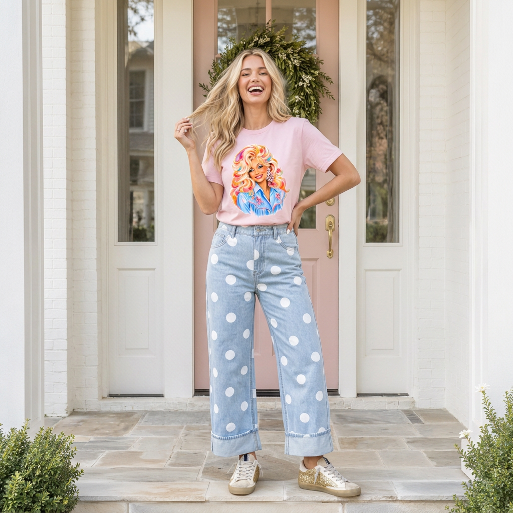 Pretty In Pink Dolly T- Shirt - PREORDER