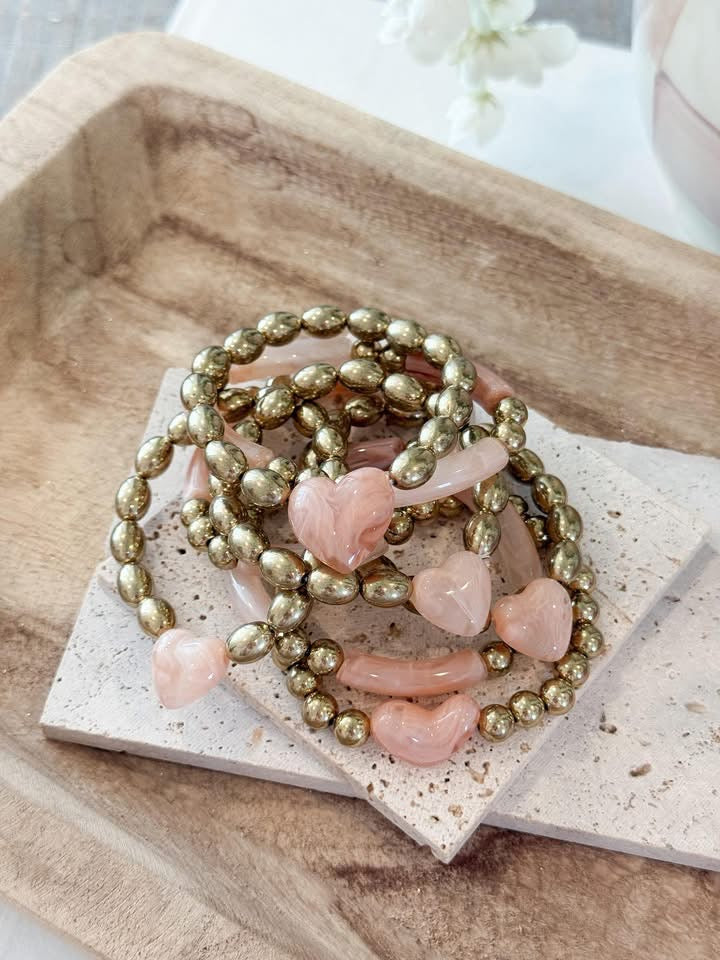 Heart Bracelet Set - PREORDER