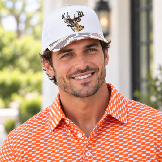 Deer - Outdoor Embroidered Camo Hat