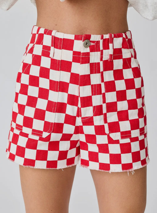 Game Day Denim Shorts - PREORDER