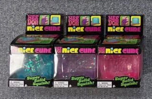Needoh Glitter Cube Squishy - PREORDER
