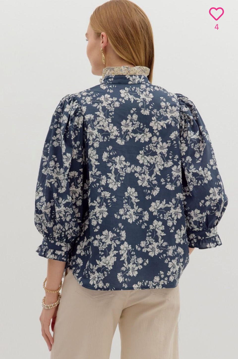 Midnight Bloom Top