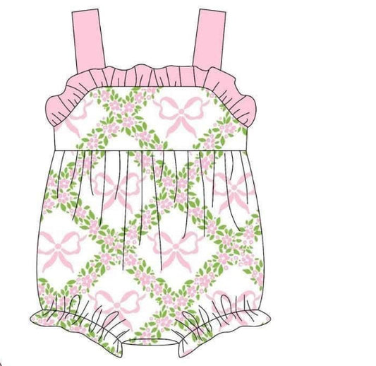 Girls Bow Garden Bubble