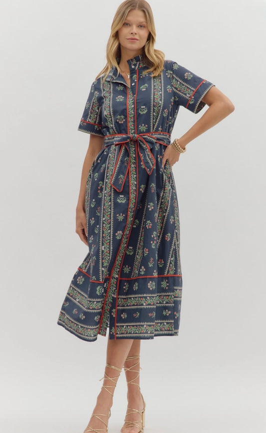 Moonlit Harvest Midi Dress- PREORDER