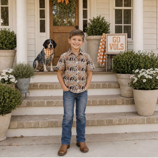 Boys TN Smokey Button Up Shirt - PREORDER