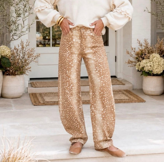Fawn For You Jeans - PREORDER