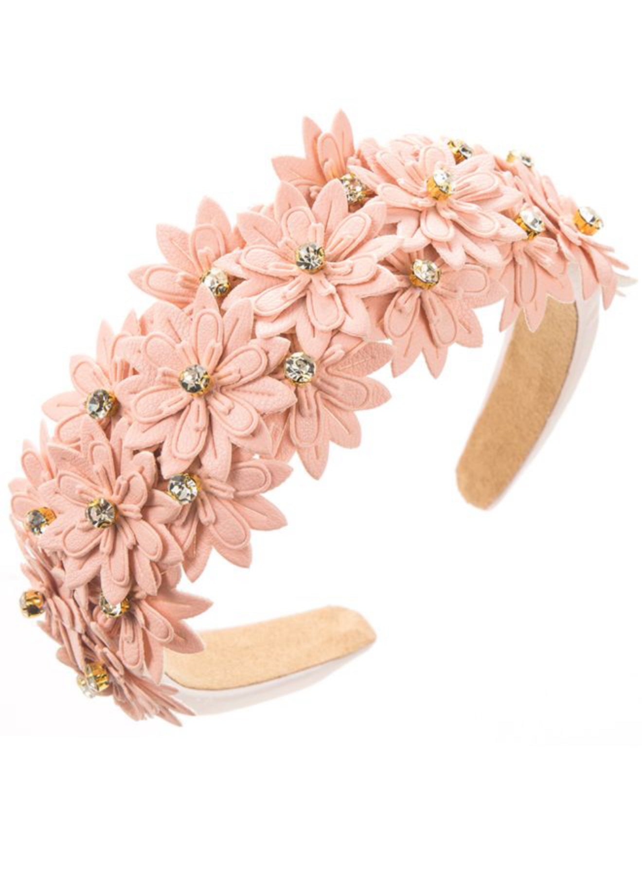 Pink Floral Headband